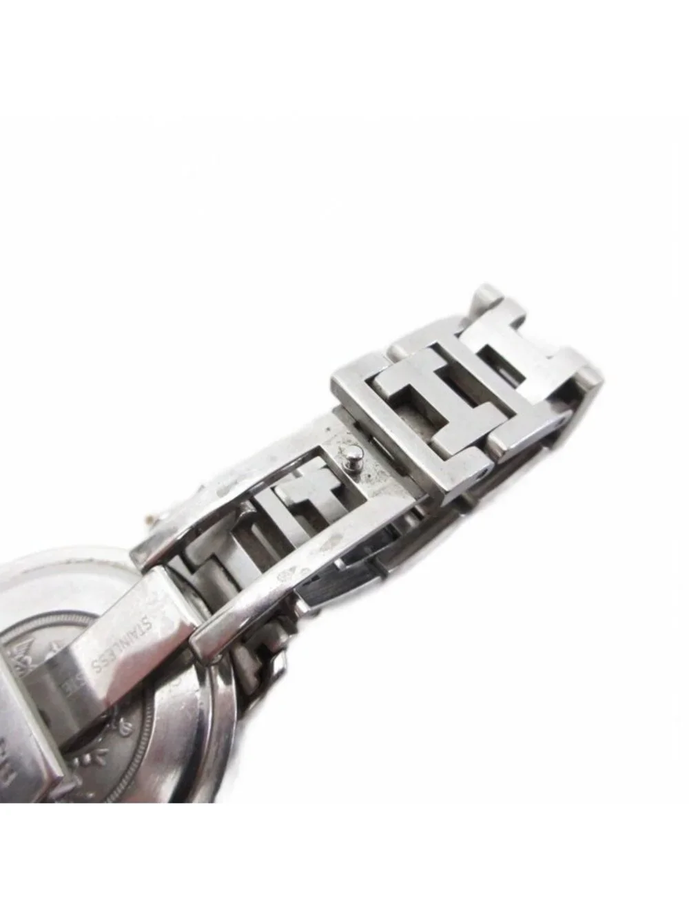 Hermes Clipper Watch Quartz Stainless Steel Confirmed Silver